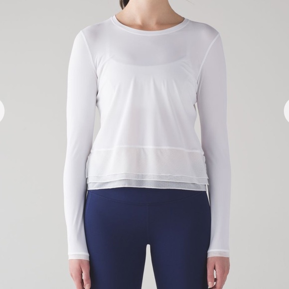 lululemon athletica Tops - Lululemon Sole Training Long Sleeve White 8